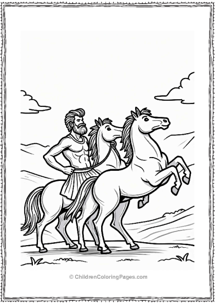 Hercules And The Mares Capture Free PDF Printable
