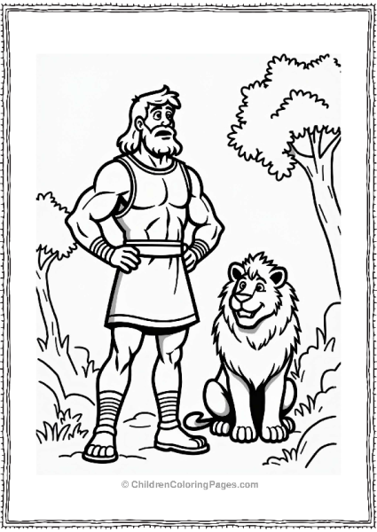Hercules And The Nemean Lion Free PDF Printable