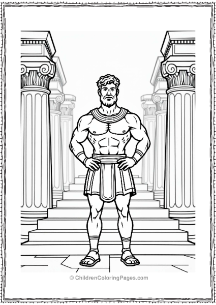 Hercules At The Temple Of Apollo Free PDF Printable