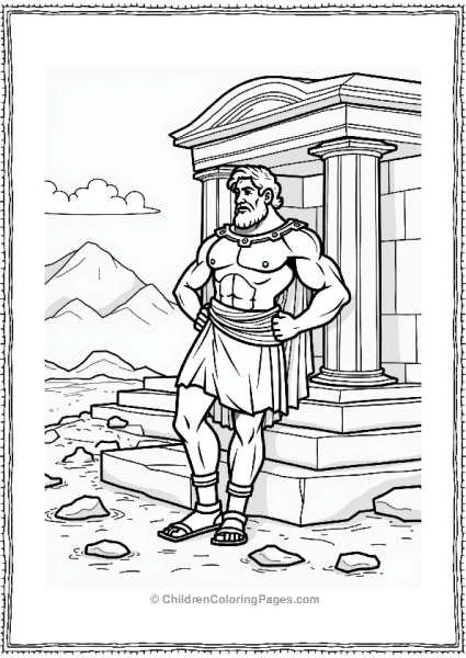 Hercules At The Temple Of Hephaestus Free PDF Printable