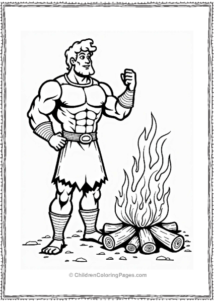 Hercules By The Campfire Free PDF Printable