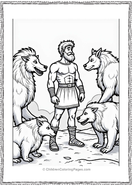 Hercules Choosing His Companions Free PDF Printable