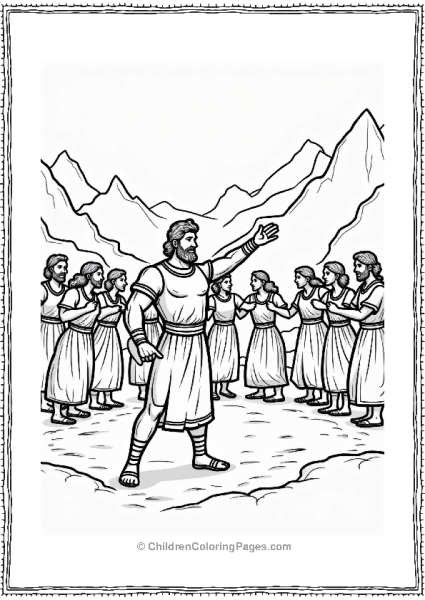 Hercules Leading A Traditional Dance Free PDF Printable