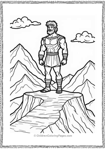Hercules On A Mountain Top Free PDF Printable