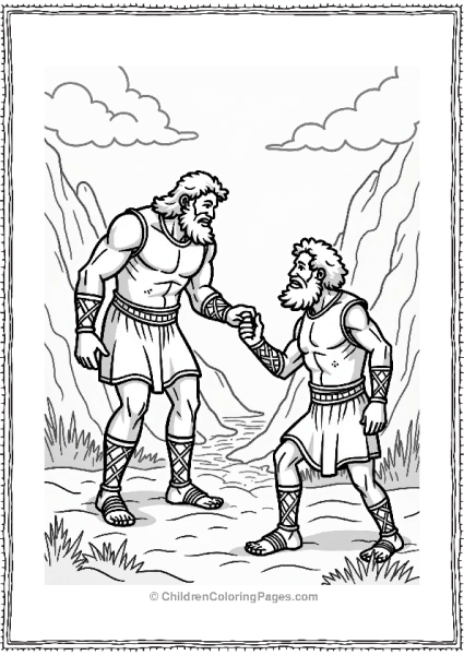 Hercules Rescuing Prometheus Free PDF Printable