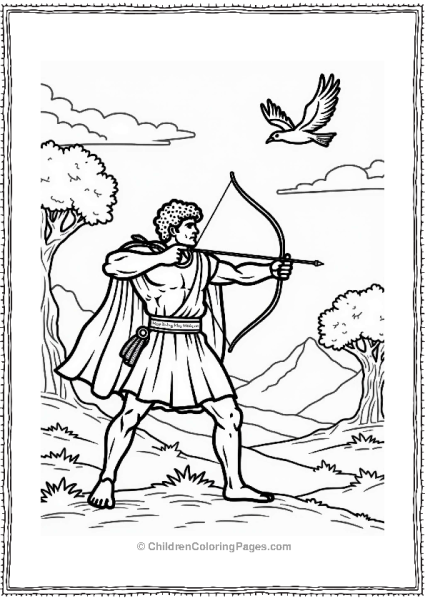 Hercules Vs Stymphalian Birds Free PDF Printable