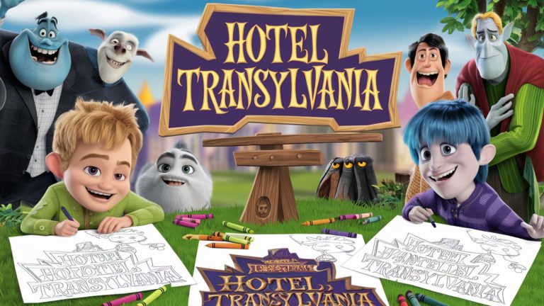 Hotel Transylvania Coloring Pages