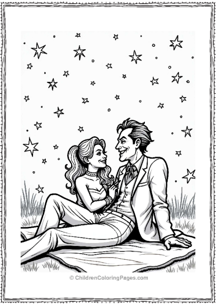 Joker And Harley Quinn Under The Stars Free PDF Printable