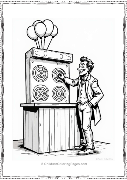 Joker At The Carnival Game Booth Free PDF Printable