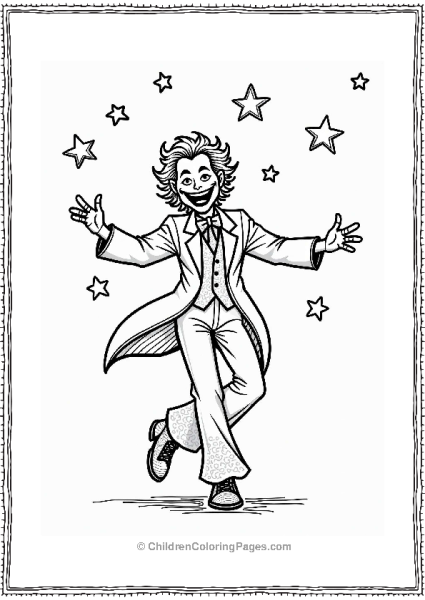 Joker Dancing Under Stars Free PDF Printable