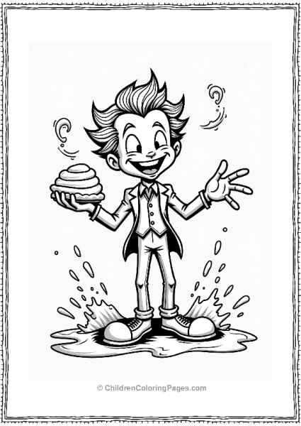 Joker’s Silly Pie Toss Free PDF Printable