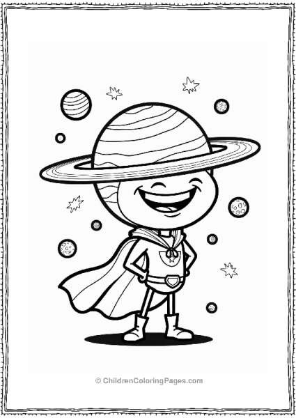 Jupiter The Giant In A Playful Solar System Free PDF Printable