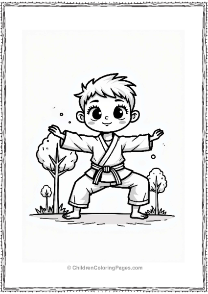 Karate And Yoga Fusion For Kids Free PDF Printable