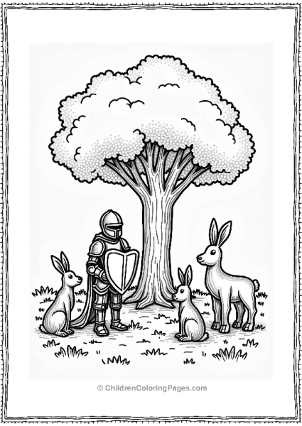 Knight And Forest Animals Storytime Free PDF Printable