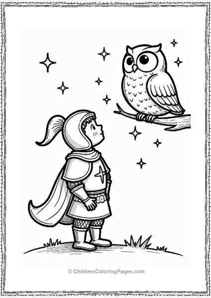 Knight And The Enchanted Owl Free PDF Printable