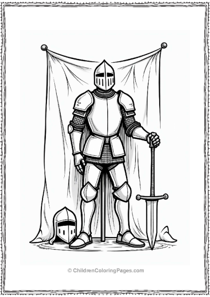 Knight Armor Display Free PDF Printable