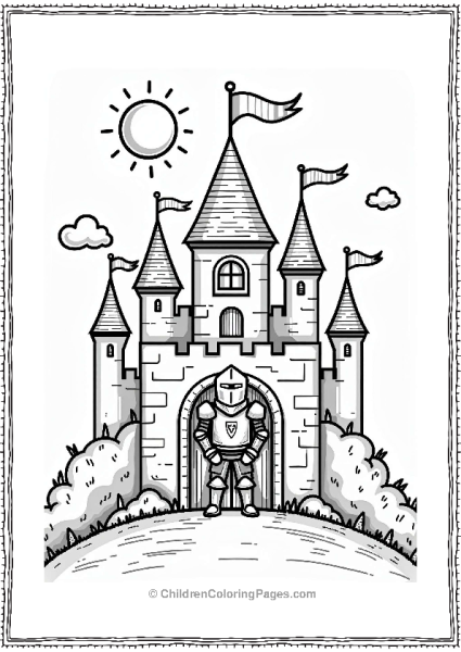 Knight At The Enchanted Castle Free PDF Printable