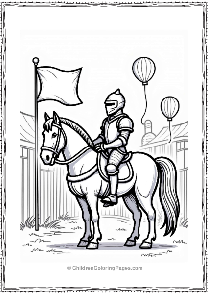 Knight At The Fair Free PDF Printable