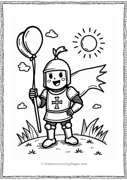 Knight At The Summer Festival Free PDF Printable