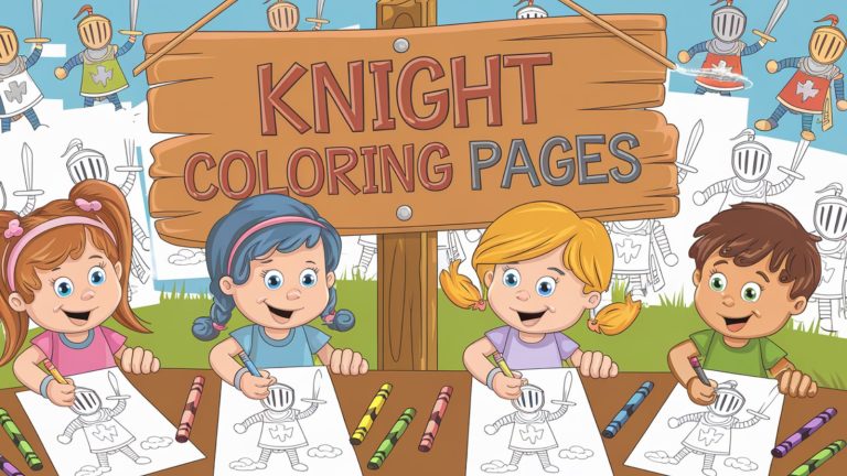 Knight Coloring Pages