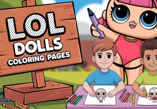 LOL Dolls Coloring Pages – Free PDF Printables For Kids 🎎💵🙅‍♀️