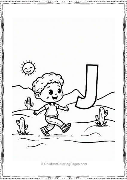 Letter J Journey Through The Desert Free PDF Printable
