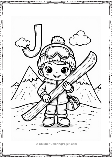 Letter J Journey To The Mountains Free PDF Printable