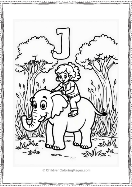 Letter J Letter J Jungle Safari Adventure Free PDF Printable