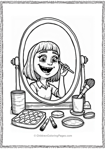 Mavis’s Fun Monster Makeup Free PDF Printable