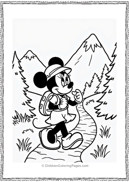 Minnie Mouse Hiking Trail Adventure Free PDF Printable