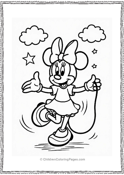 Minnie Mouse Jumping Rope Free PDF Printable