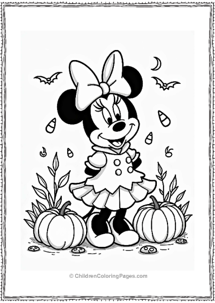 Minnie Mouse S Autumn Costume Party Free PDF Printable