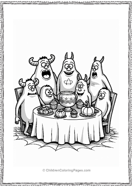 Monster Feast Table At Hotel Transylvania Free PDF Printable