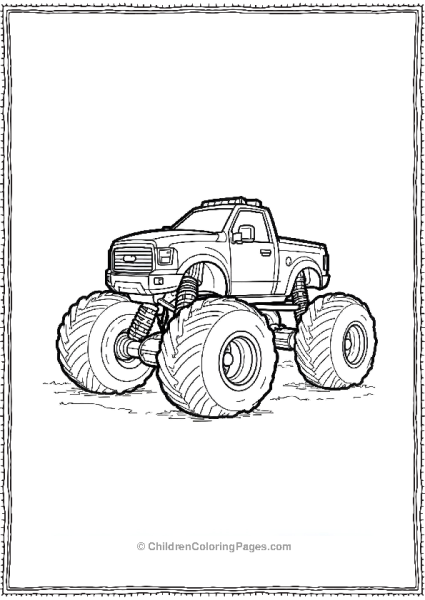 Monstertruck Toy Free PDF Printable