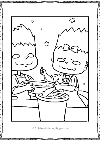 Mud Pies With Phil And Lil Rugrats Free PDF Printable