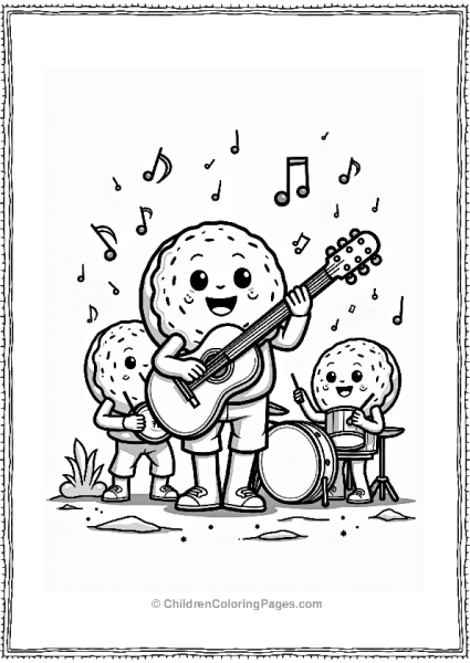 Musical Donut Band Free PDF Printable