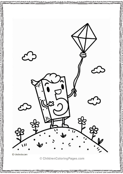 Numberblocks Five Flying A Kite Free PDF Printable