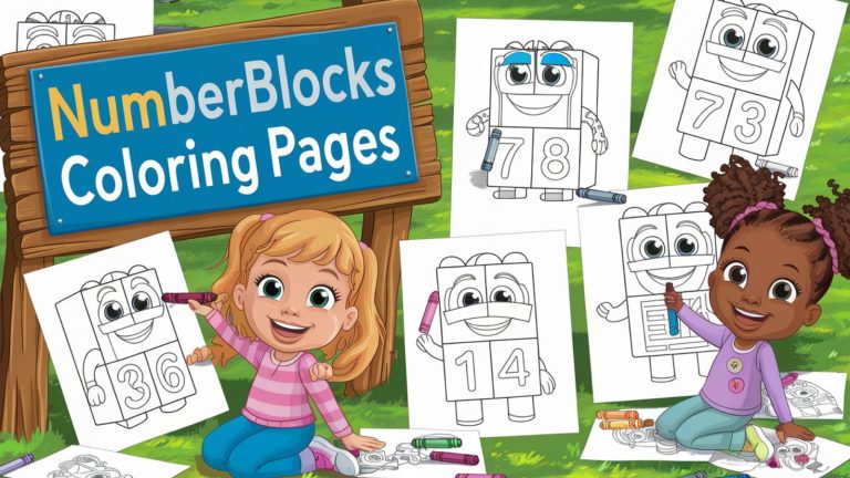 Numberblocks Coloring Pages