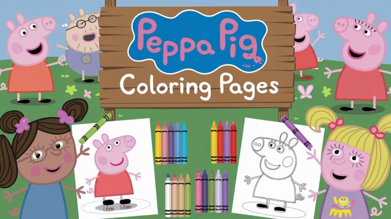 Peppa Pig Coloring Pages