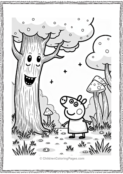 Peppa Pig In A Magical Forest Free PDF Printable