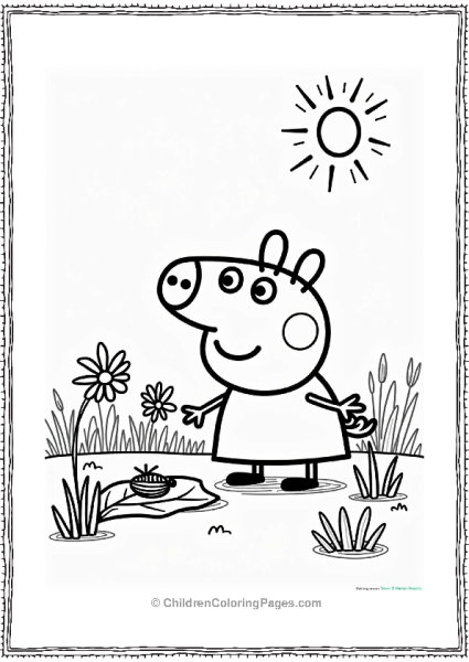 Peppa Pig Searching For Bugs Free PDF Printable