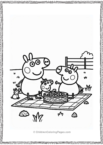 Peppa Pig”s Farm Picnic Free PDF Printable