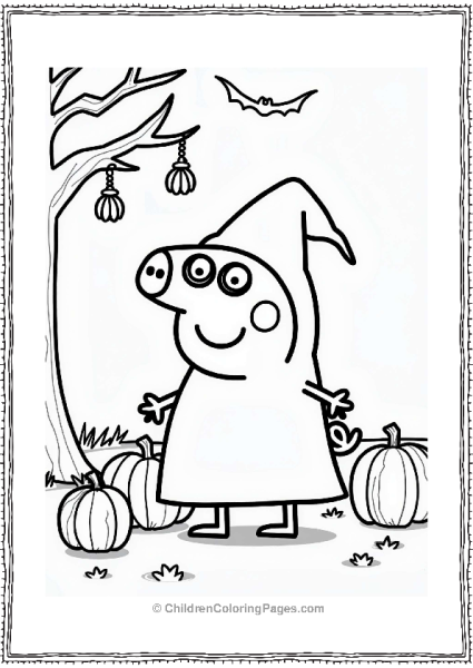 Peppa Pig’s Halloween Party Free PDF Printable