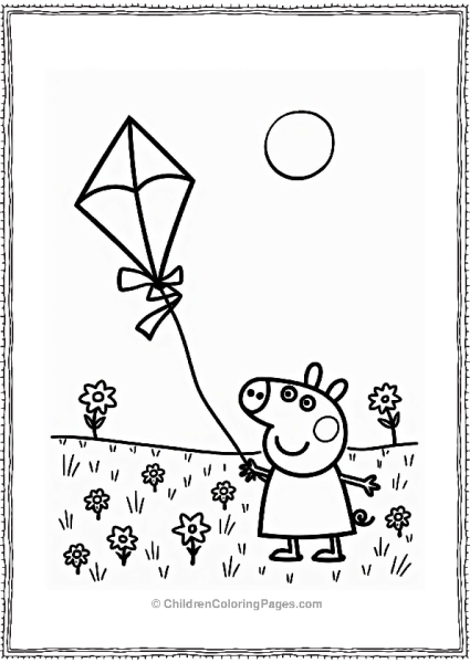 Peppa Pig’s Spring Kite Adventure Free PDF Printable