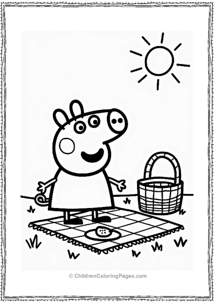 Peppa Pig’s Summer Picnic Free PDF Printable