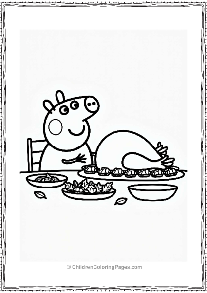 Peppa Pig S Thanksgiving Feast Free PDF Printable