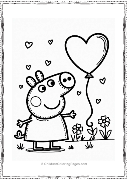 Peppa Pig’s Valentine S Day Celebration Free PDF Printable