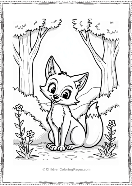 Peter Pan A Playful Fox In The Enchanted Forest Free PDF Printable