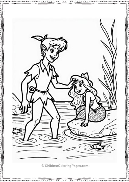 Peter Pan And The Curious Mermaid Free PDF Printable