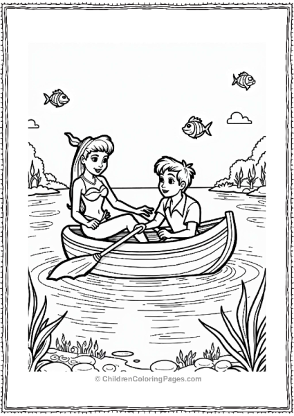 Peter Pan At Mermaid Lagoon Free PDF Printable